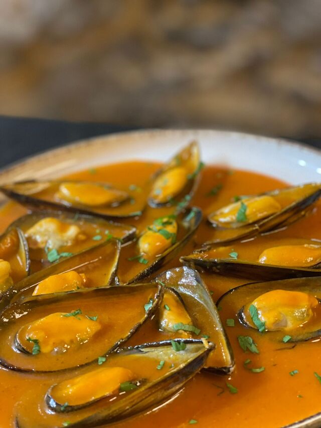 Mejillones en salsa