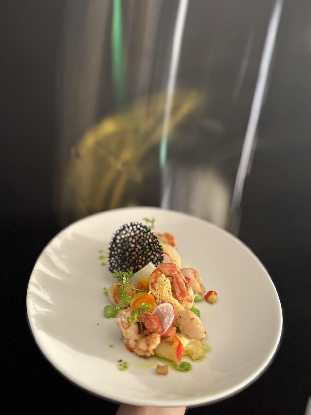 Le duo de St Jacques et Gambas 