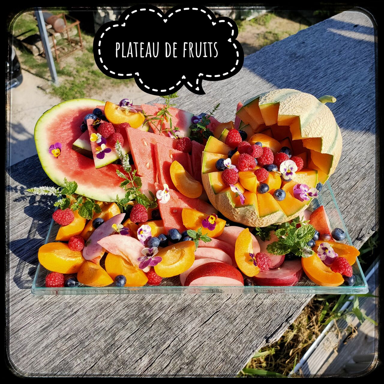 Plateau de fruits frais