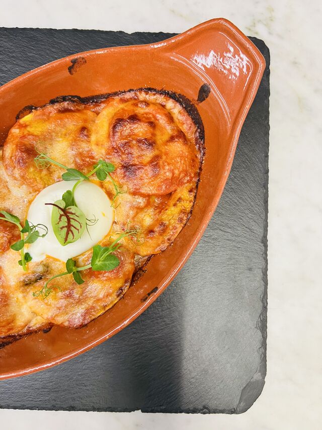 Panciotti ripieni di melanzane e scamorza alla Sorrentina con bufala 