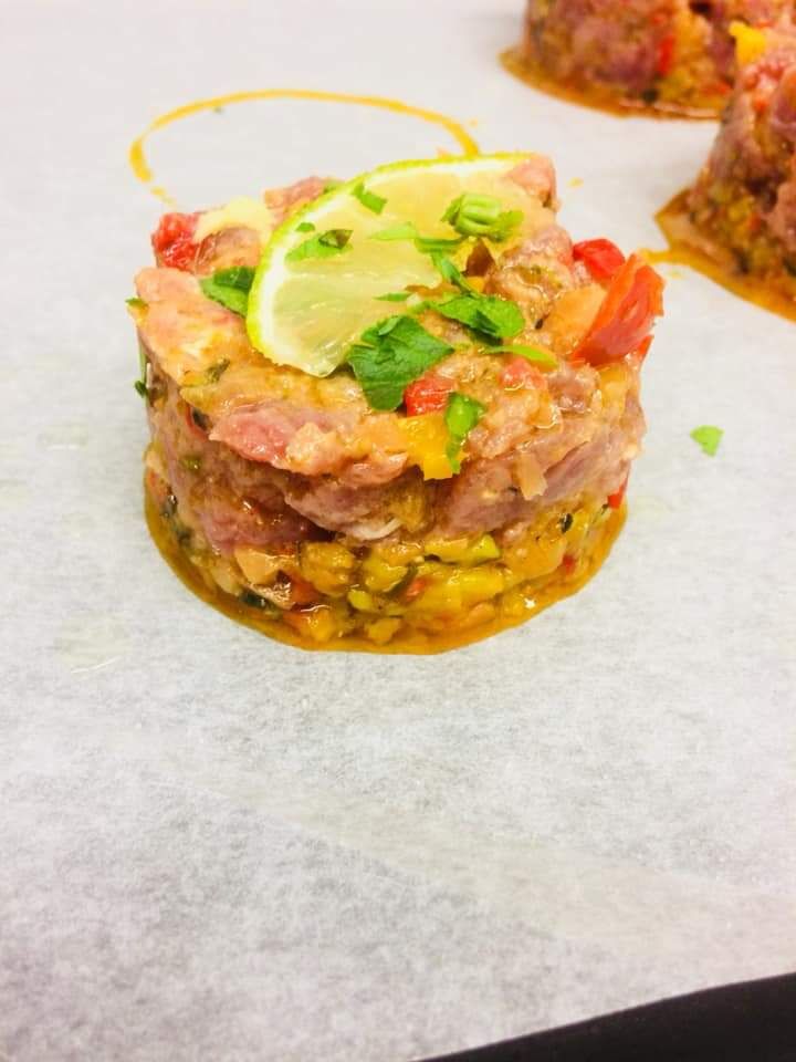 Tartare au saumon frais