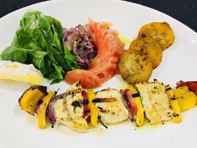 Fener Şiş - Angler Fish Shish Grilled