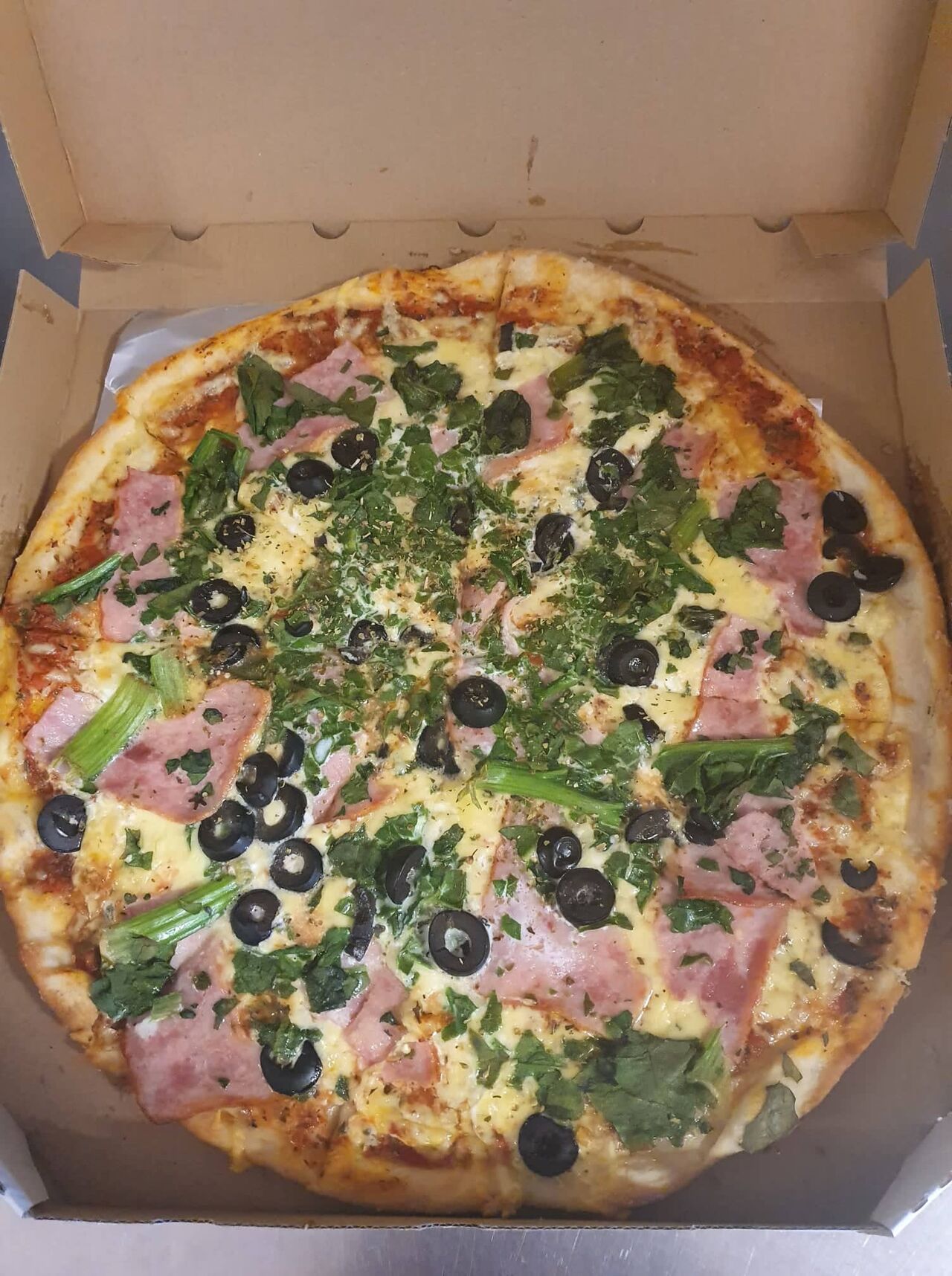 Špenátová se slaninou