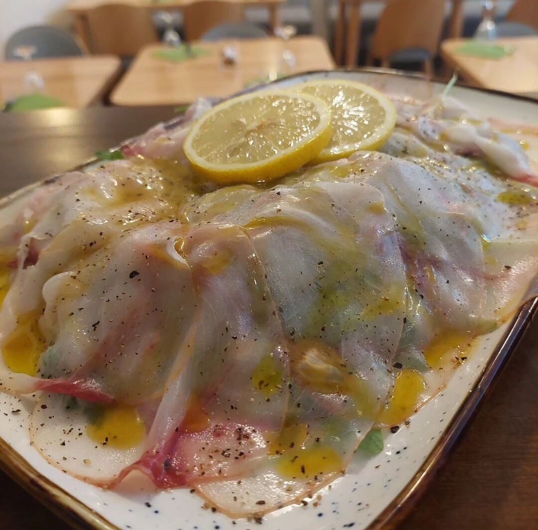 Carpaccio di pesce spada