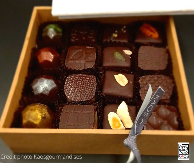 Boite de chocolats assortis Kaosgourmandises 16