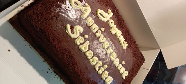 Gâteau au chocolat, crème mascarpone cacao