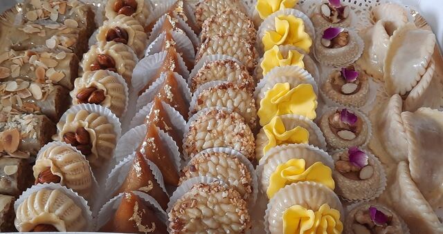 Plateaux pâtisserie orientale