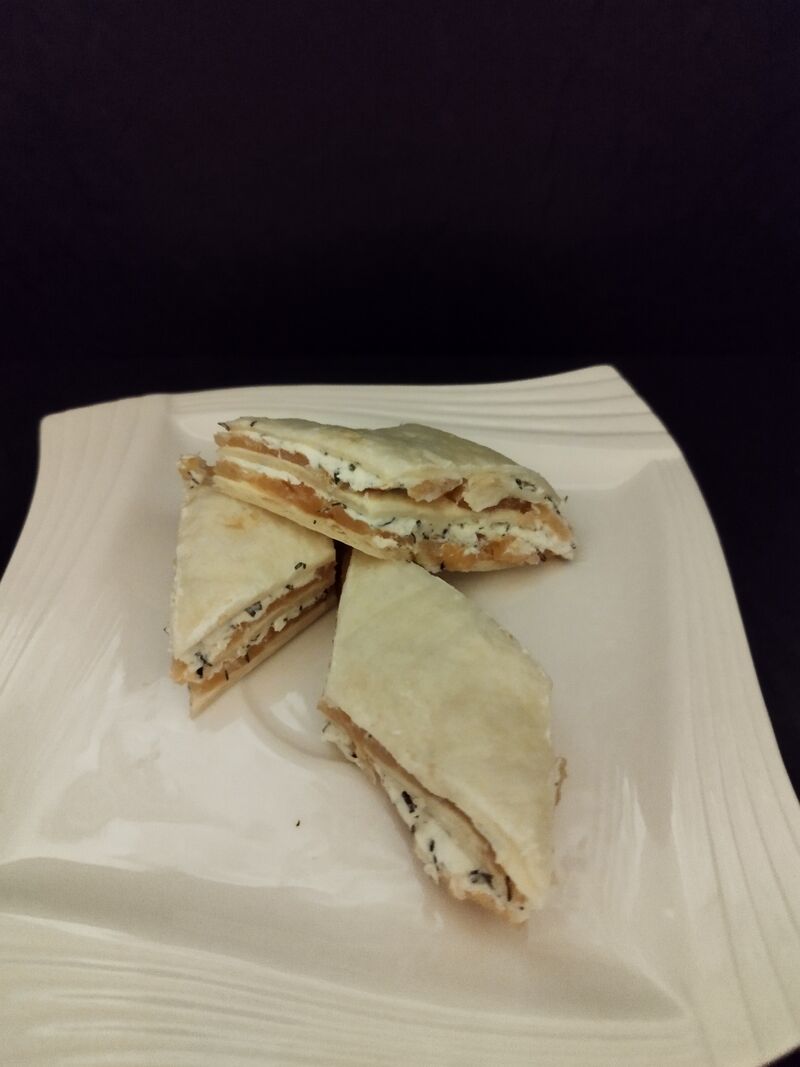 Lachs Frischkäse Häppchen