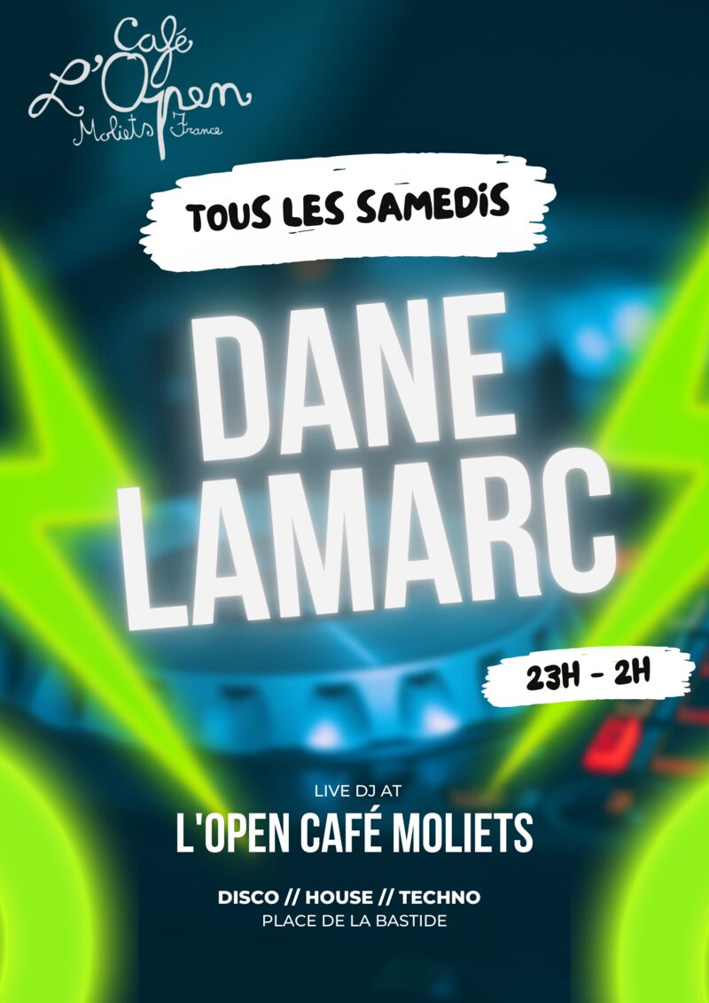 Dane Lamarc
Dj issus de Surfcamp, mix de la Disco-House-Techno tous les samedis de 23h à 2h