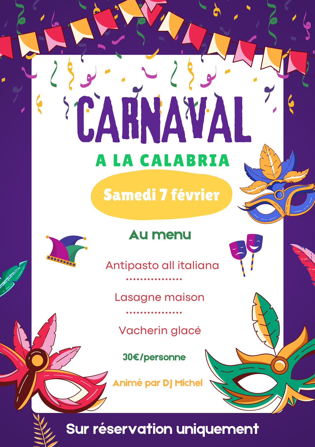 Soirée Carnaval