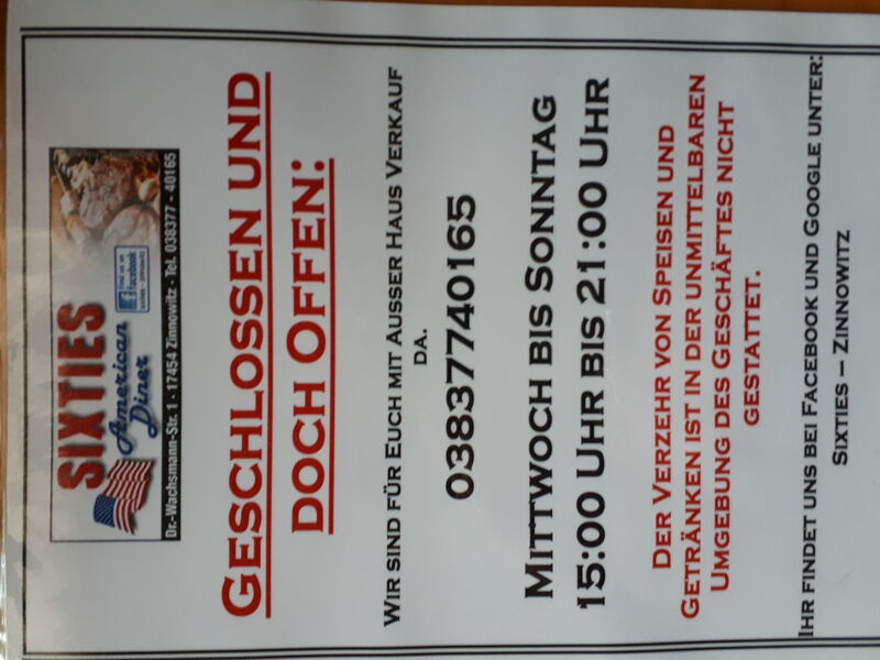 Die aktuellen Öffnungszeiten