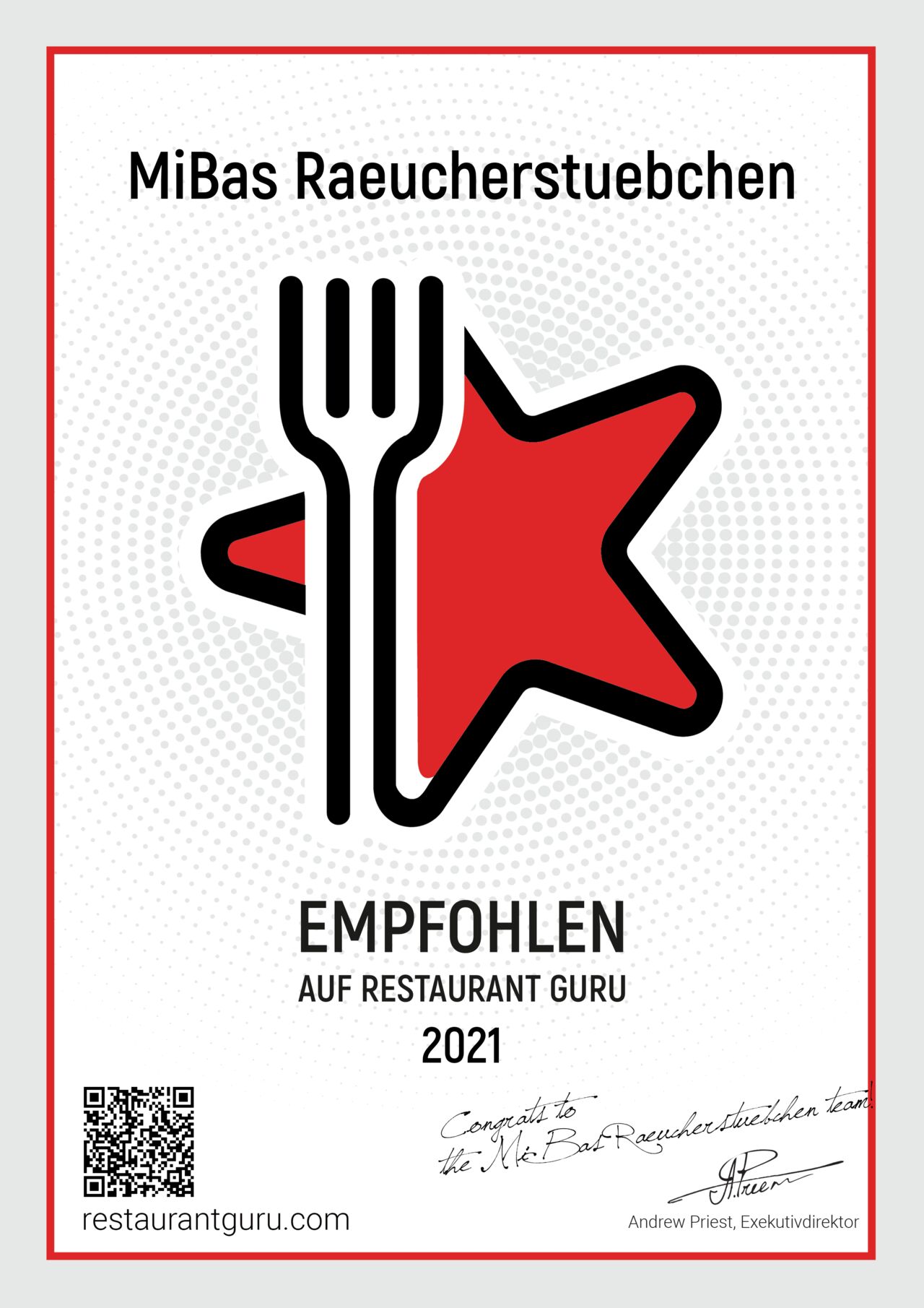 Empfohlen auf Restaurant Guru