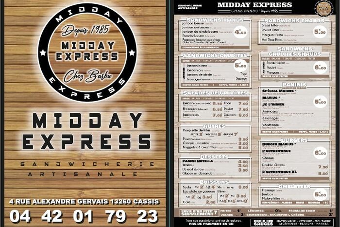 MIDDAY EXPRESS - CASSIS | Mediterránea cocina cerca de mí | Reserve ahora