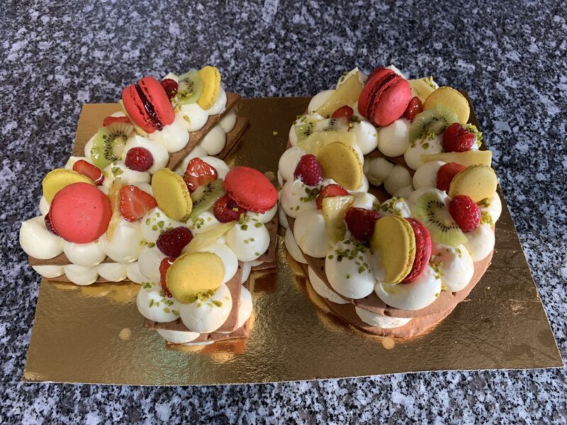 Number cake ou letter cake 