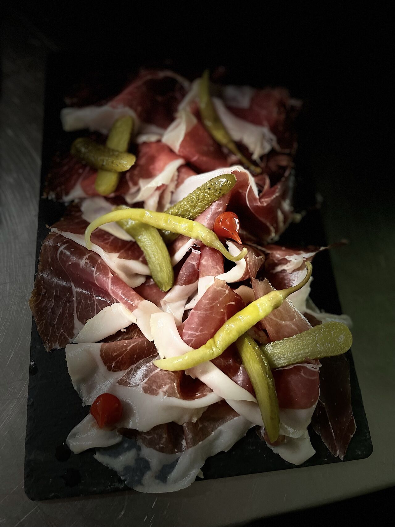 Assiette de jambon Mangalica 