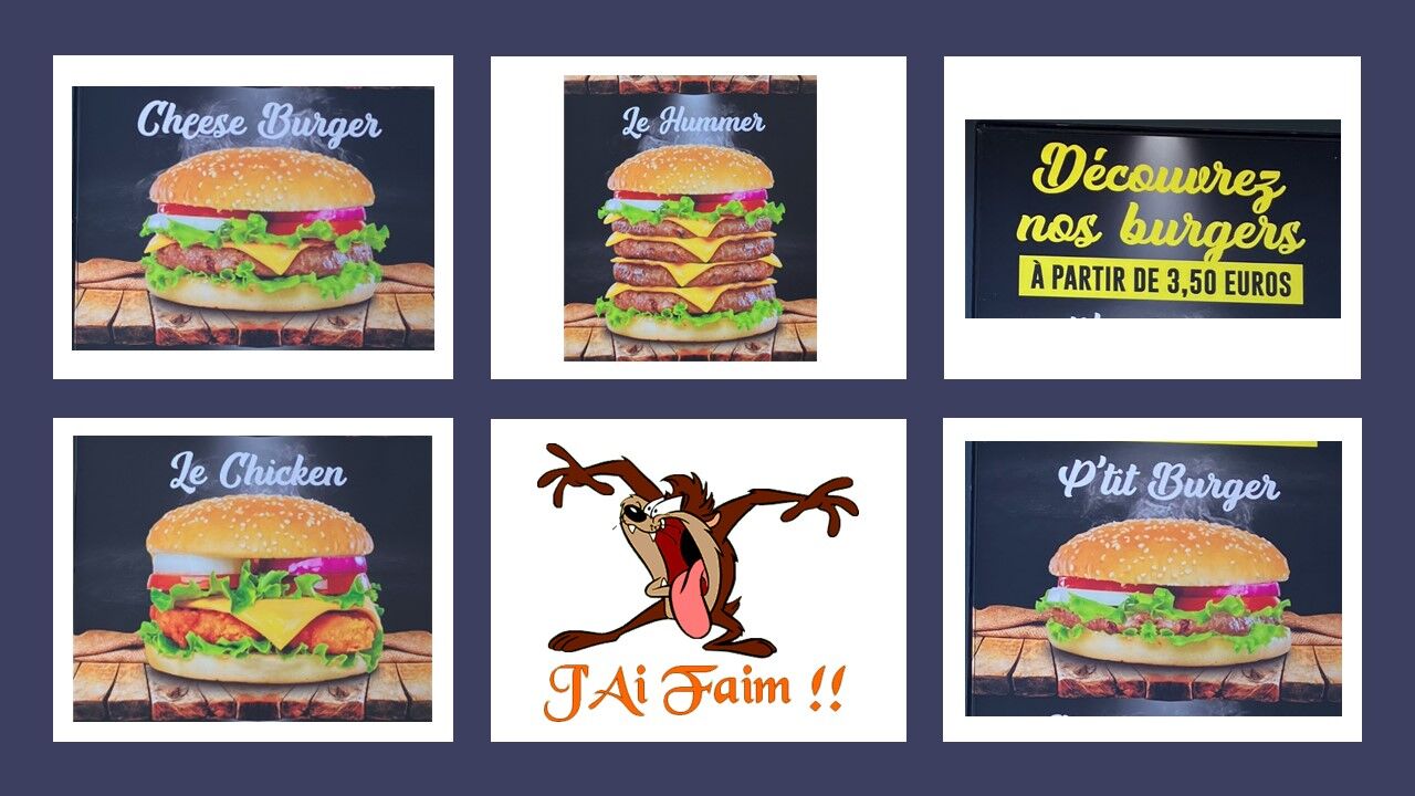 Découvrez nos burgers