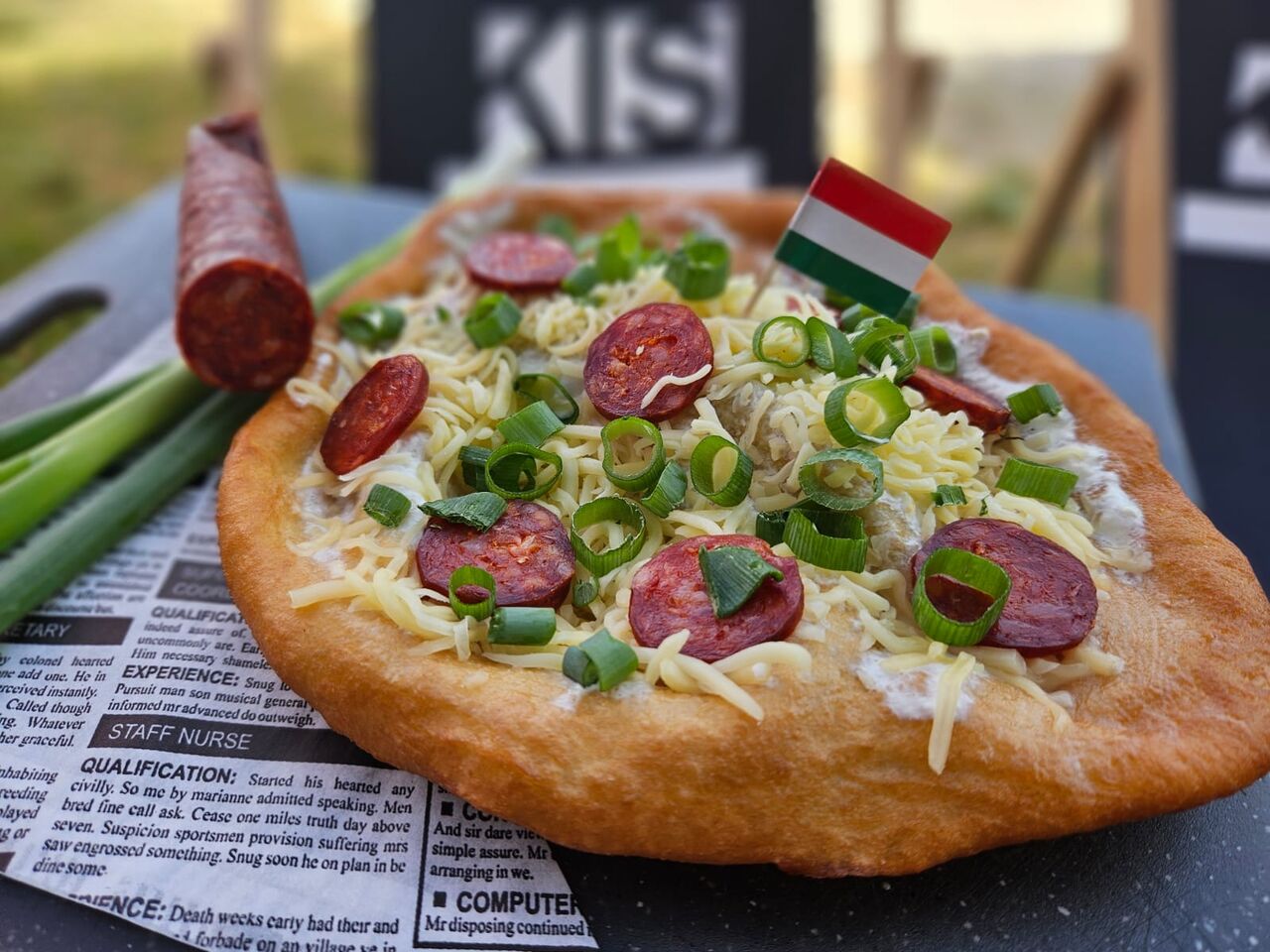 Kolbasz Langos