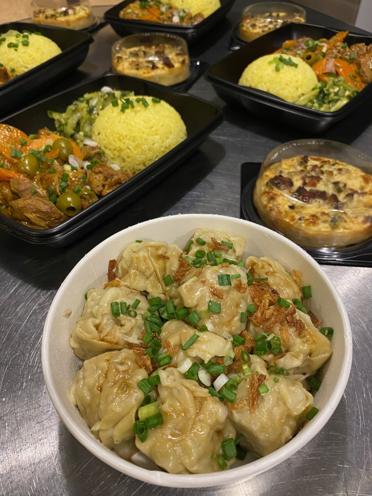 Bouchons au poulet combava