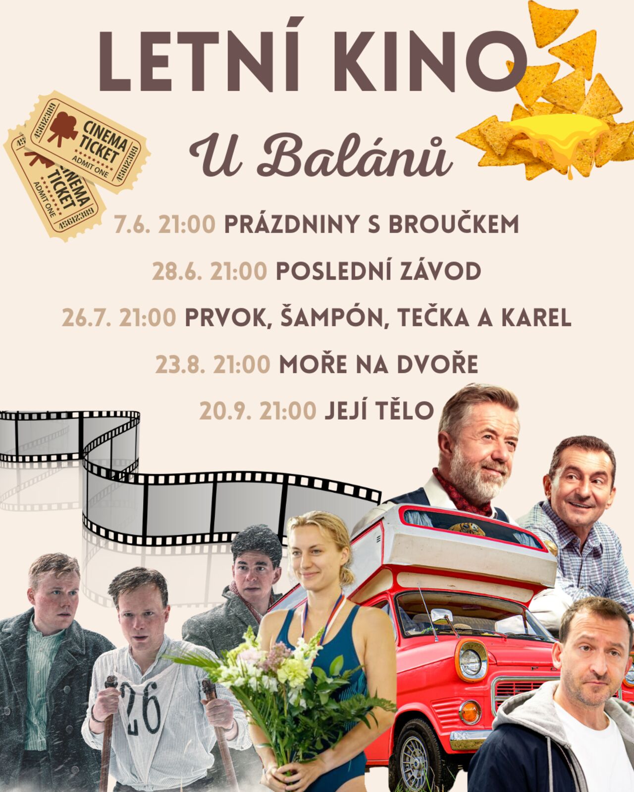 LETNÍ KINO U BALÁNŮ ☀️🎥