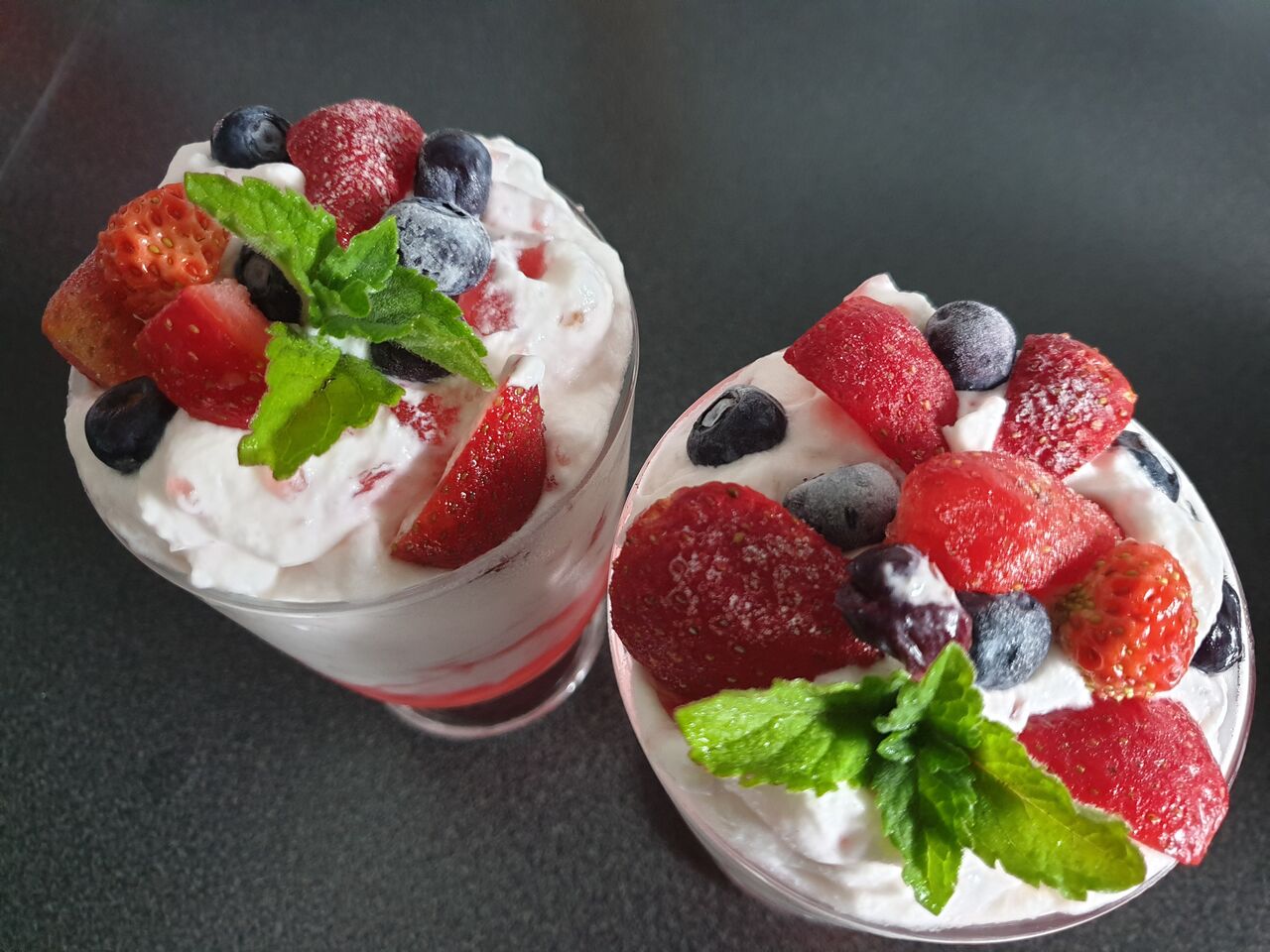 Coś do kawy .Deser na mleku migdalowym.