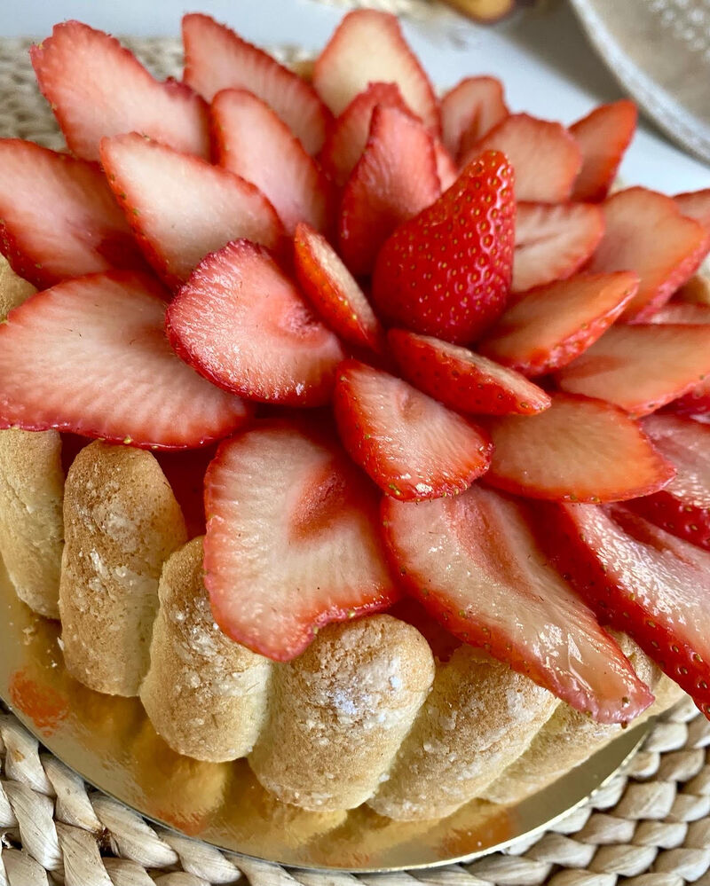 Charlotte aux fraises 