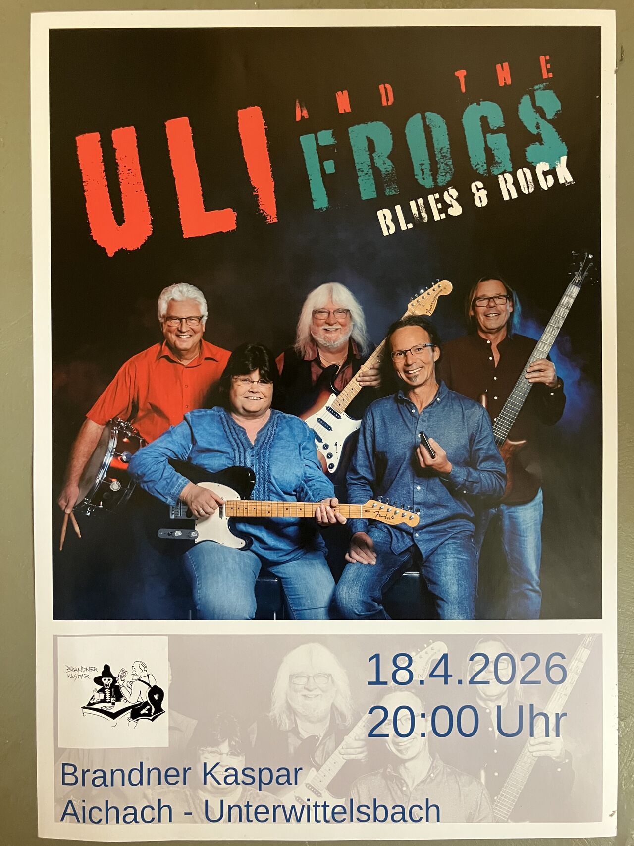 Uli & the Frogs live im Brandner