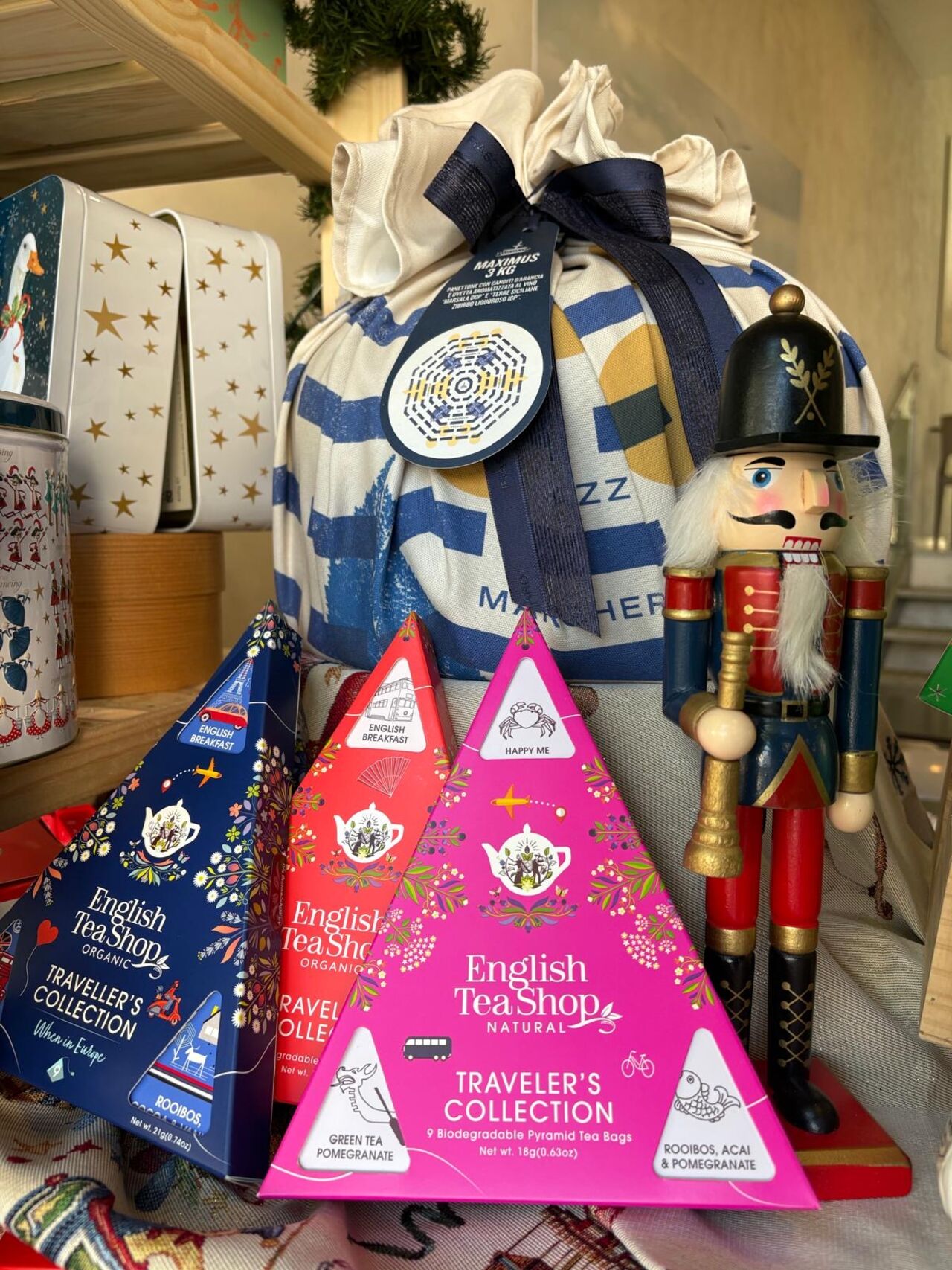 Collezione di The e Panettone Fiasconaro 3 kg Tradizionale