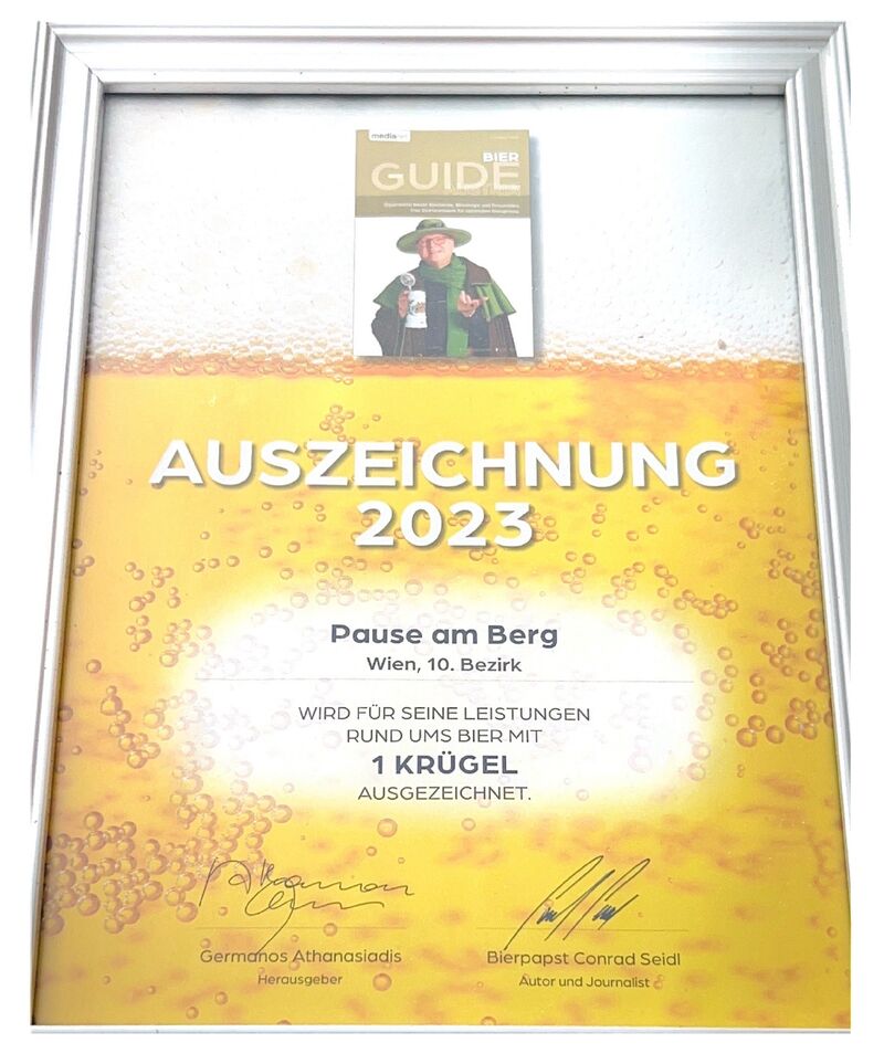 Bier Guide Auszeichnung 2022