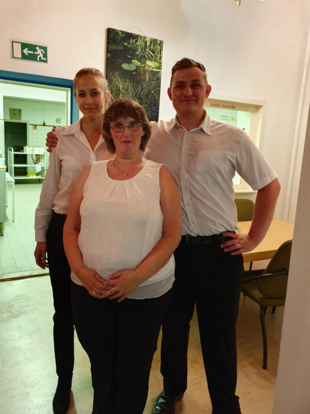 Das Team steht bereit