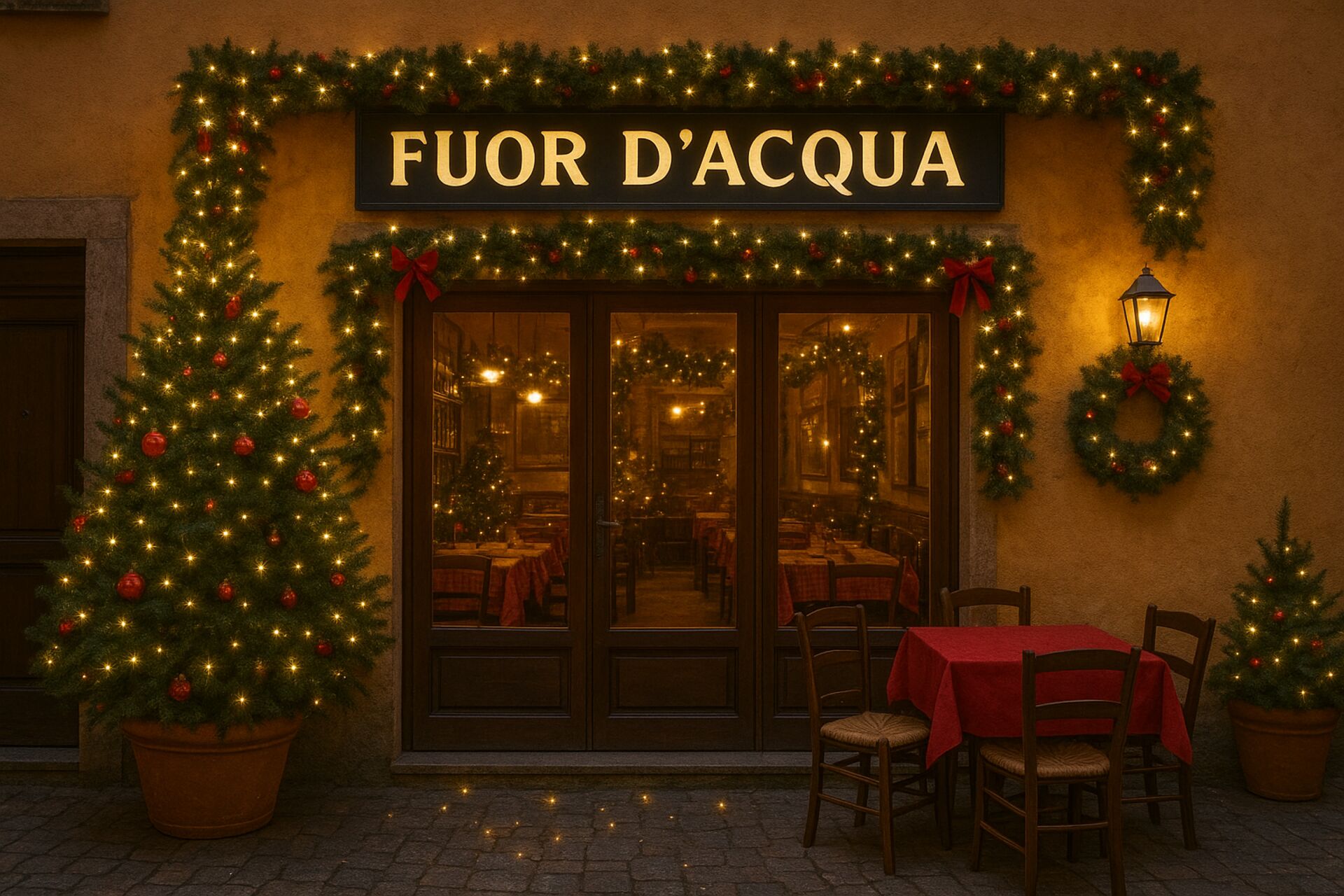 A Natale e Capodanno siamo aperti: festeggia con noi tra sapori autentici e vista lago.