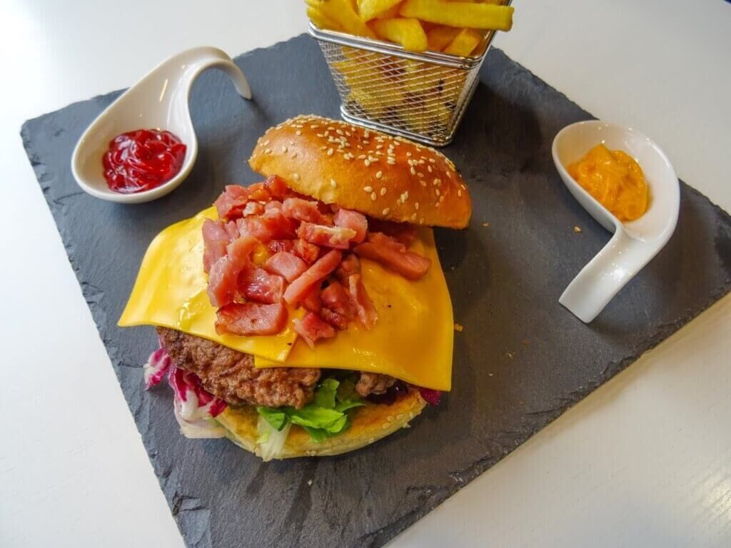 BURGER LARDON DE DINDE