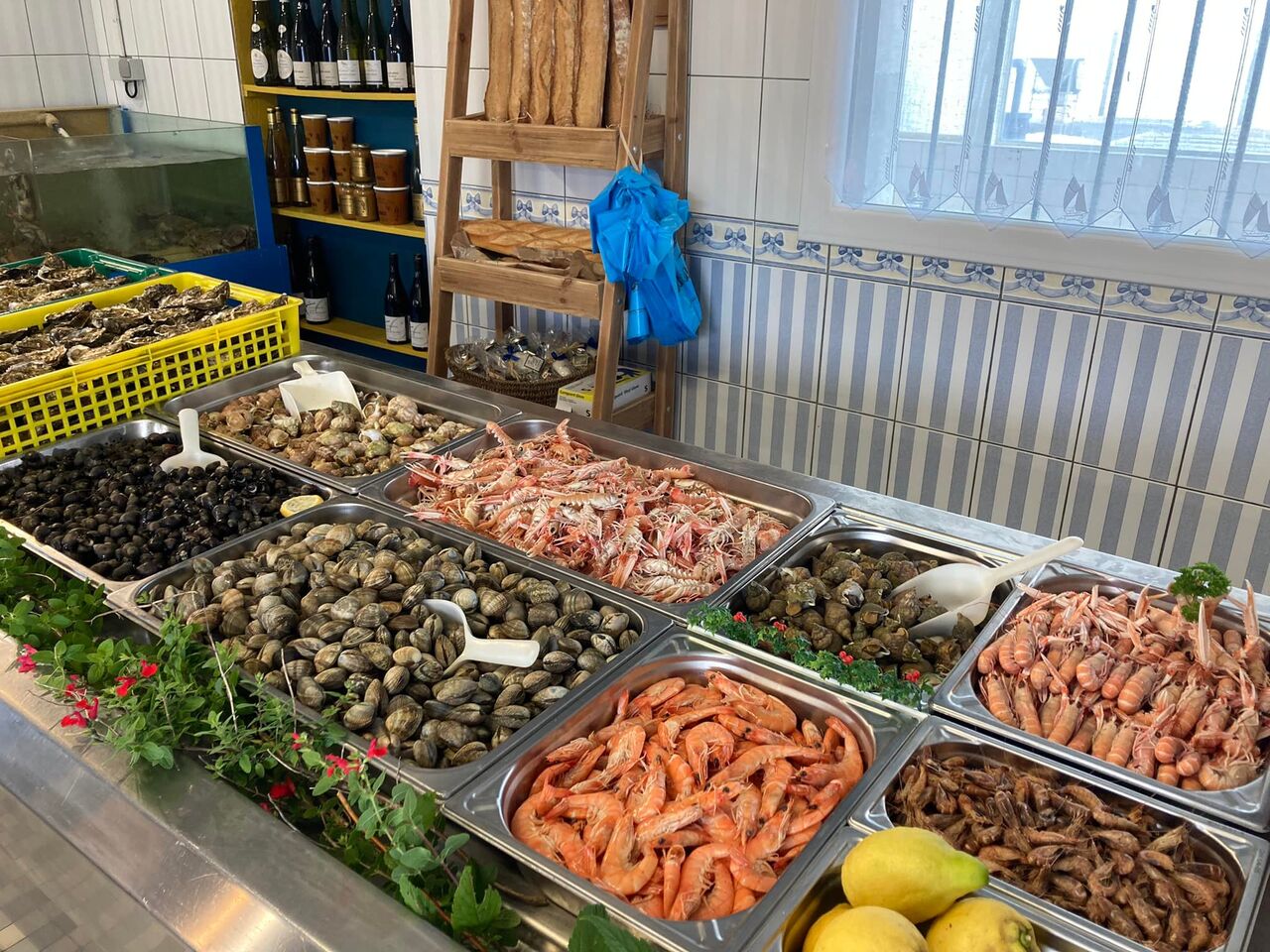 Vente au détail - Coquillages et Crustacés