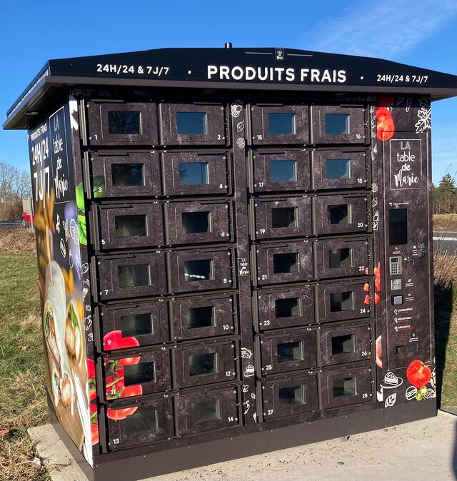 Distributeur à Burgers, wraps, Tacos, Plats cuisinés