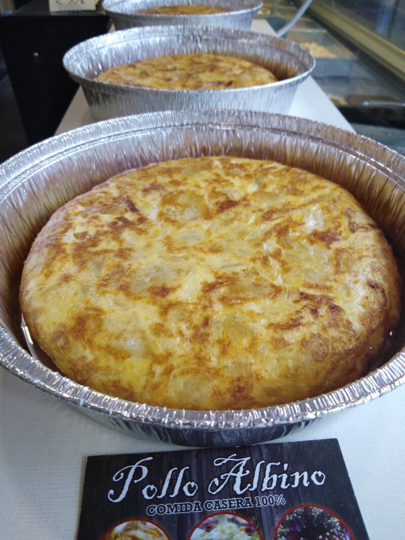 Tortilla de patata de medio kg, tb la adaptamos para celiacos, reserva la tuya e informanos