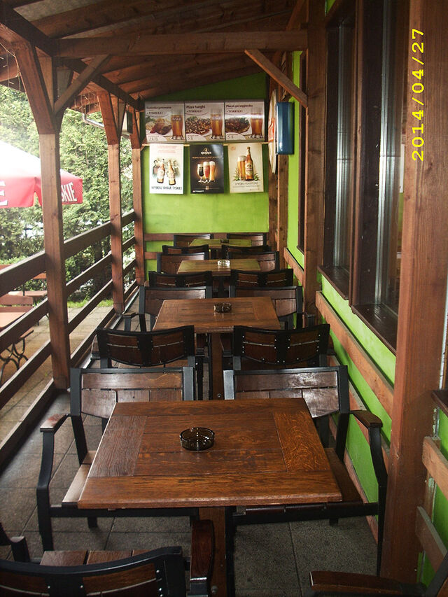 Nasz ogródek/weranda.