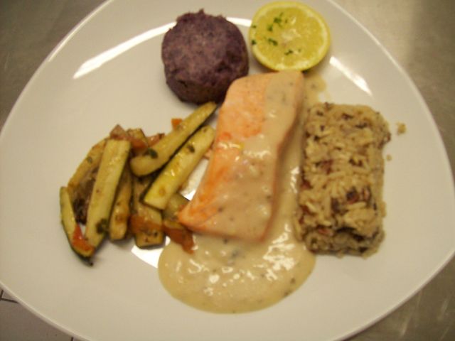 Pavé de saumon au citron