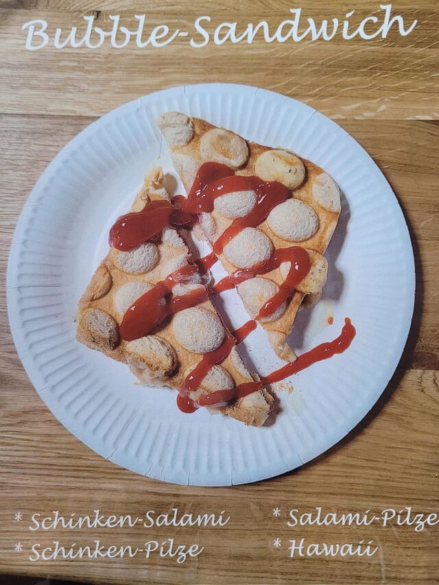 Herzhafte warme Bubble-Sandwichs in verschiedenen Geschmacksrichtungen. Hier ist für jeden etwas dabei.
