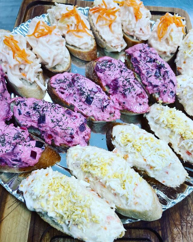 Canapé variados por encargo 