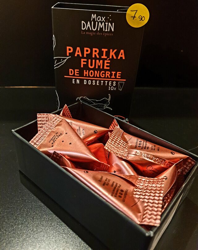 PAPRIKA fumé de Hongrie, sa transformation par fumage donne 1 gout de chorizo doux