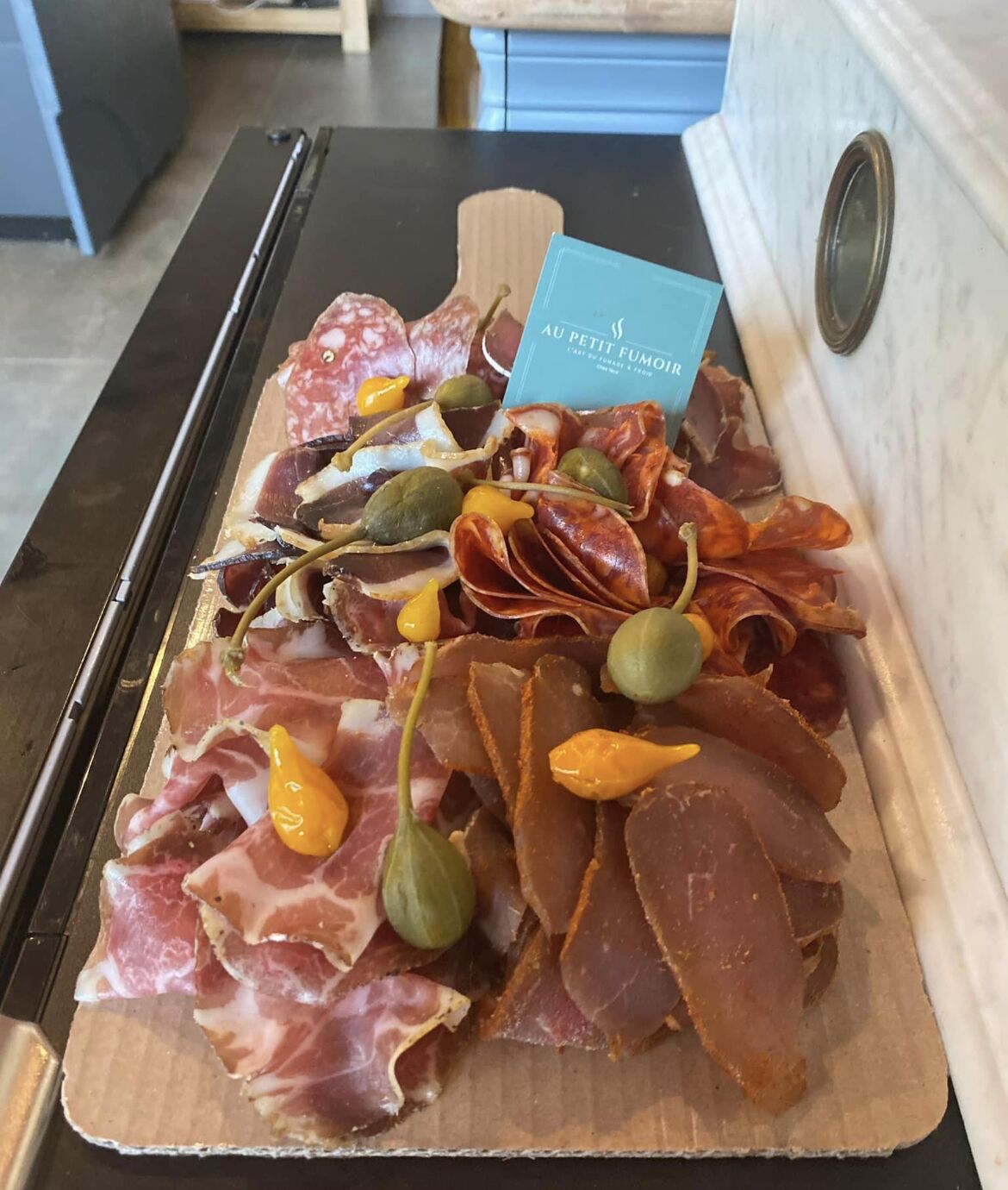 planche apéro sur commande 20 euros.
