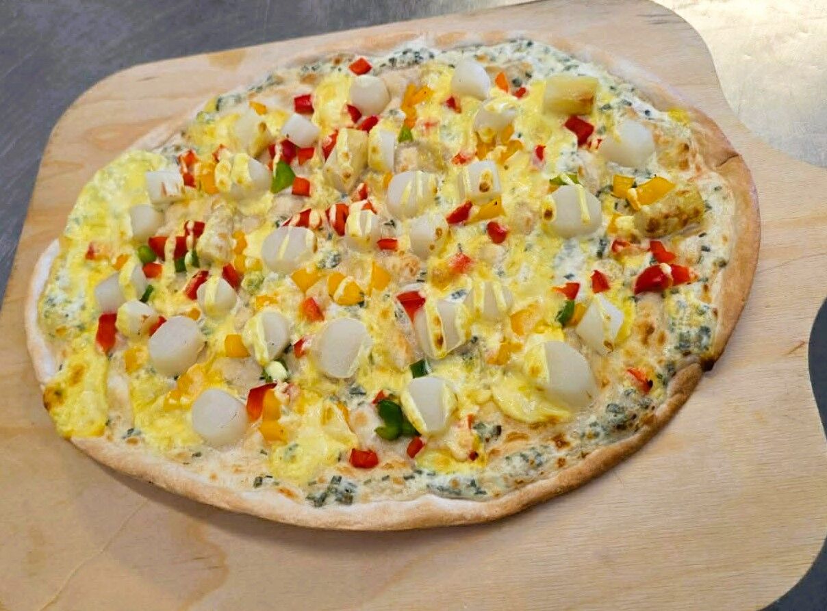 Spargel Flammkuchen