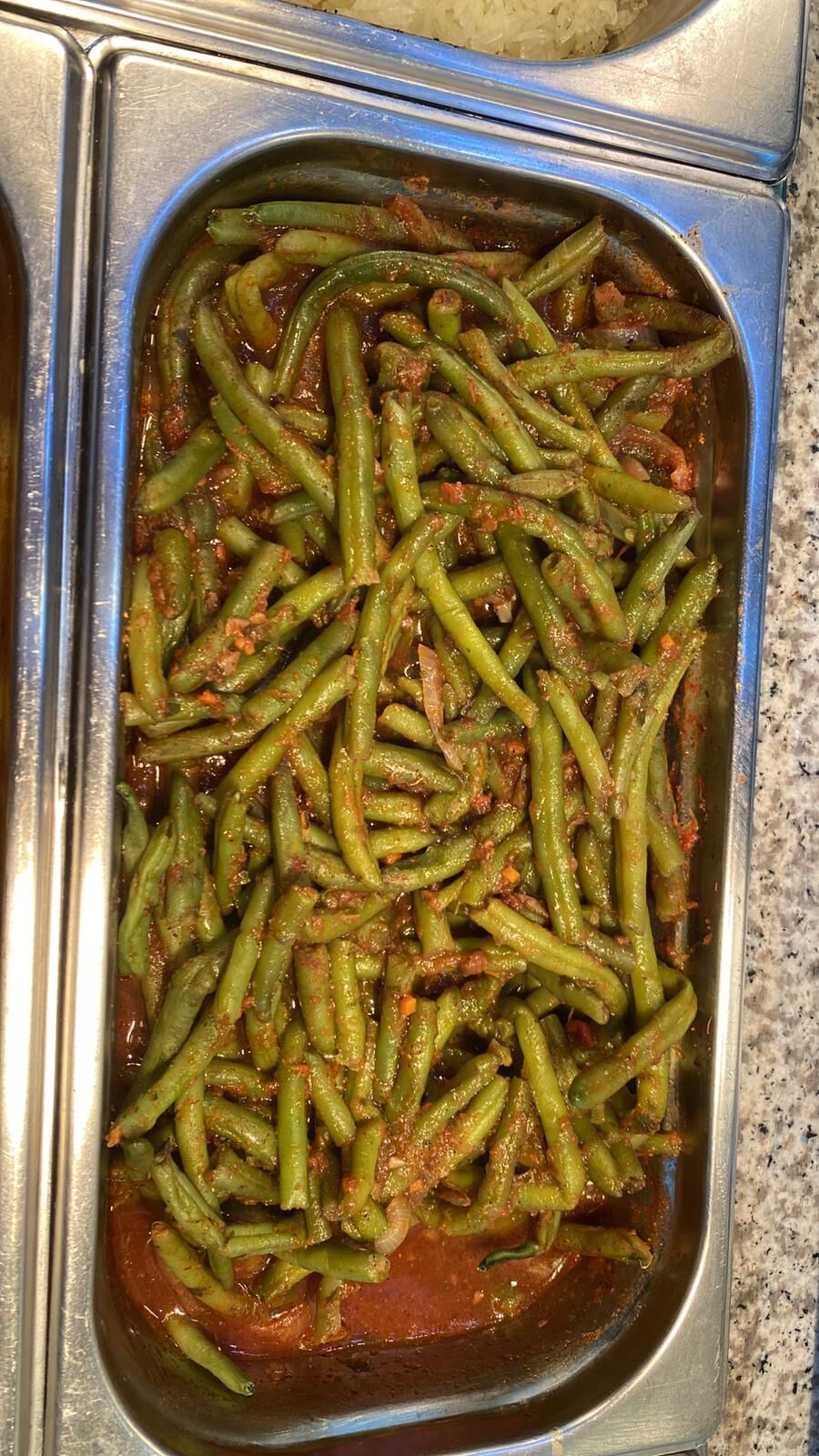 Grüne Bohnen in Tomatensoße
