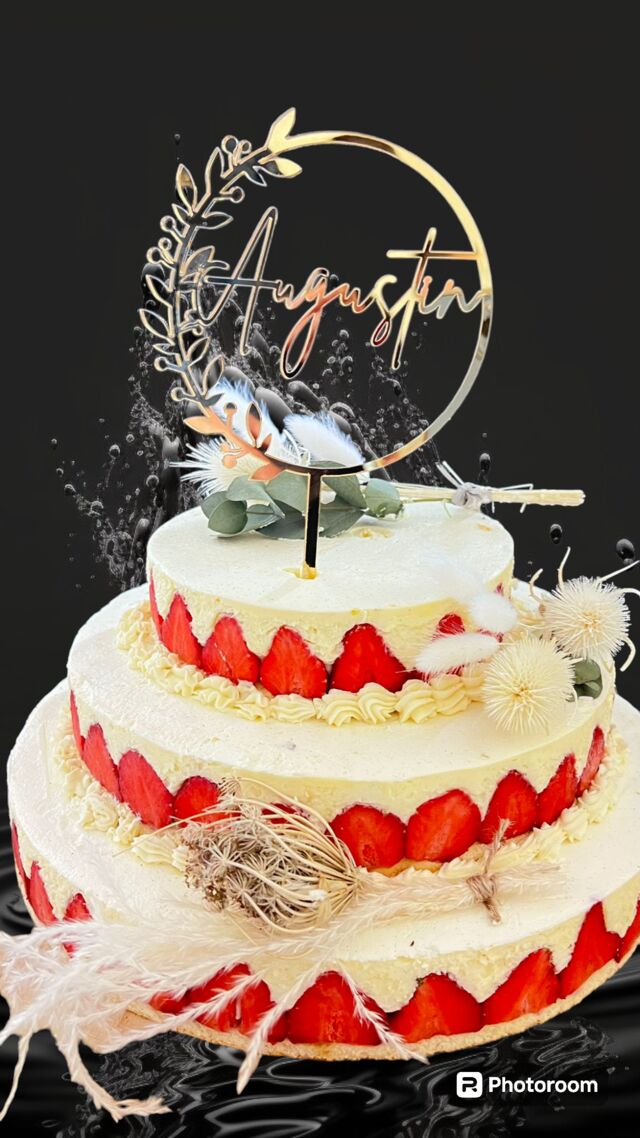 Fraisier pièce montée 