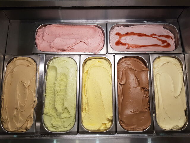 Eis aus eigener Produktion