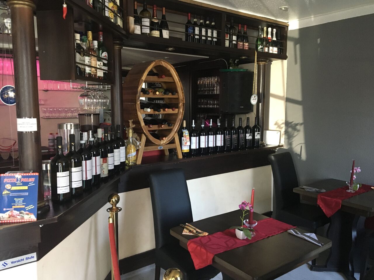 Vielfältige Weinkarte