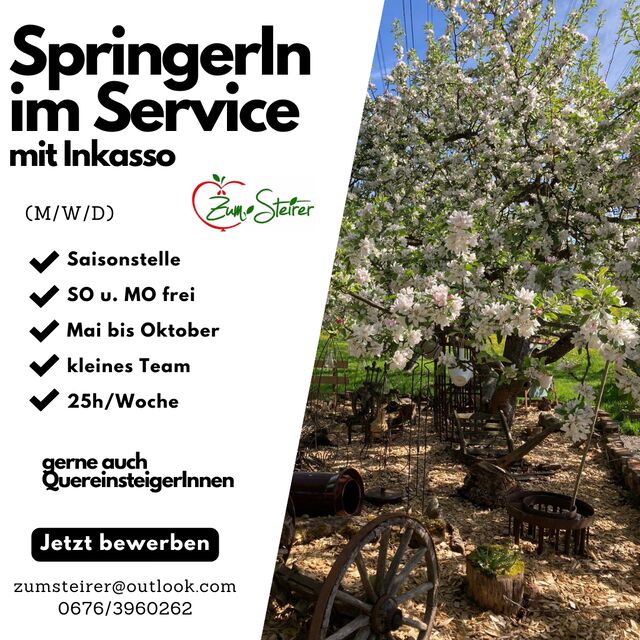 Stellenausschreibung Service