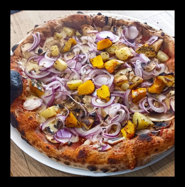 Pizza Vegetariano- version automne hiver