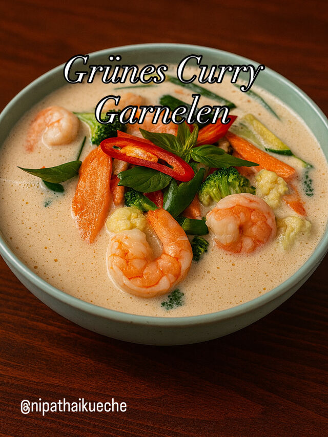 Grünes Curry/ Garnelen
