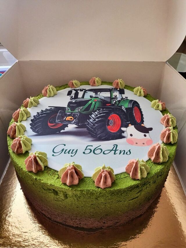 Gâteau avec photo personnalisable 