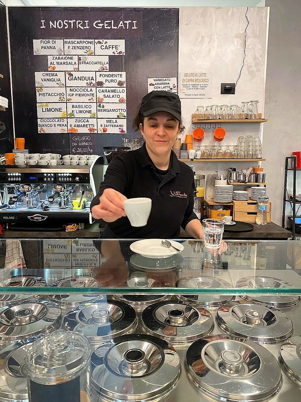 Un espresso al banco con Milena